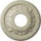 Ekena Millwork Leaf Ceiling Medallion (Fits Canopies up to 4 3/4"), 11 3/8"OD x 3 5/8"ID x 1 1/8"P, Clear Yellow CM11LFCYF - alternate 1